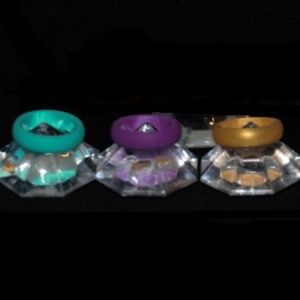 Silicone Wedding Bands Womans Size 7